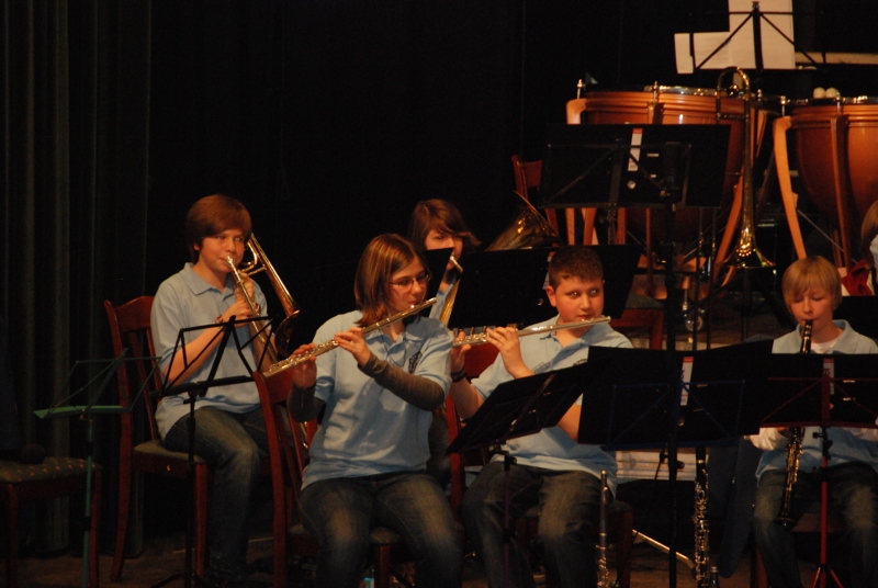 20.03.2010: Blech trifft Stimme - 3. Konzert mit dem Blasmusikverein